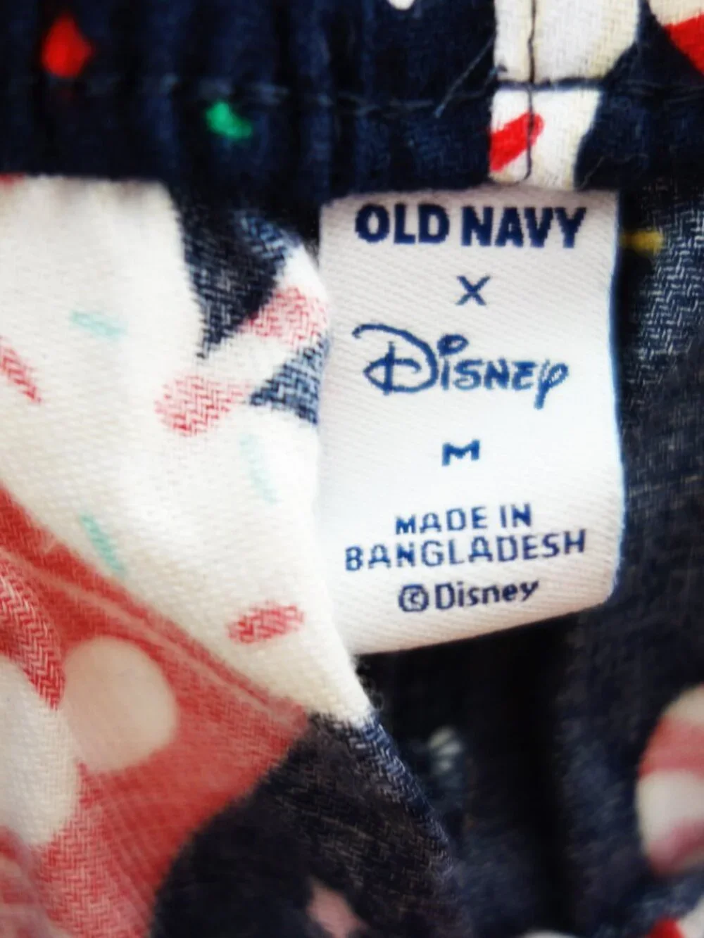Old Navy x Disney Mid-Rise Printed Flannel Pajama Pants for Women (M) NWT